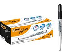 Bic 1199174109 Velleda 1741 Whiteboard Markers, Black, 12 Box