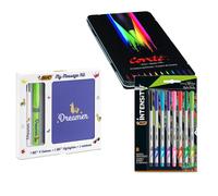 Bic 12x Kid Couleur Baby Colouring Pen, 2x Evolution Ecolutions Pencil 18Pcs Bic Multicolor