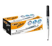 BIC® 1741 Non-permanent Whiteboard Marker Black Medium Bullet 1 - Pack of 12