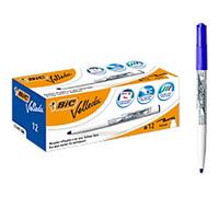 BIC® 1741 Non-permanent Whiteboard Marker Blue Medium Bullet 1 - Pack of 12