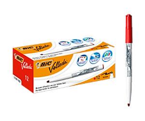 BIC® 1741 Non-permanent Whiteboard Marker Red Medium Bullet 1 - Pack of 12