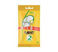 Bic 2 Disposable Razor 10+5 (Pack of 15) 905089
