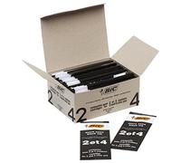 BIC 2 or 4 Colour Pen Refills - Black (Box of 50)