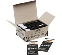BIC 2 or 4 Colour Pen Refills - Black (Box of 50)