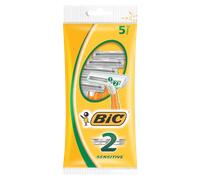 Bic 2 Sensitive Disposable Men's Razor - 5 Pcs