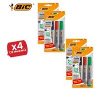 Bic 2000 Bullet Tip Permanent Marker ( - Black, Blue, Red, Green) 4 Packs
