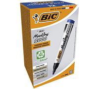 Bic 2000 Permanent Marker Bullet Tip Blue (Pack of 12) 8209143
