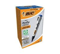 BIC Marking 2000 ECOlutions Permanent Bullet Tip Markers Blue - Box of 12