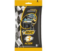 BIC 3 Action Men's Razor - Pack of 8
