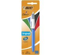 BIC 4 Color Ball Pen Medium Point 1.0mm Assorted 12 Pens (MM11-Ast)
