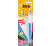 BIC 4-Color Retractable Ballpoint Pen-Black, Blue, Red & Green