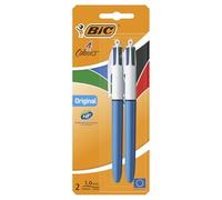 Bic 4-Colour Med Classic Pack of 2