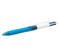 BIC 4 Colours Grip Ball Pens Medium Point (1.0 mm) - Box of 12