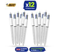BIC 4 Colour Shine - Pack of 12 - FREE P&P
