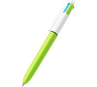 BIC 4 Colours Ballpoint Pen - Pack of 1, Fun, Pastel Colours, Ideal for Office, Home Office or School