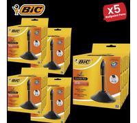 Bic 4 Colours Counter Pen Ballpoint Pen Blue 1 Box - 5 Packs Bic Blue