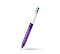 Bic 4-Colours Grip Fashion Ballpoint Pen 1.0mm - Pack of 1 Bic Multicolor