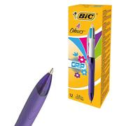 Bic 4 Colours Fashion Grip Ballpoint Pen - 8922901