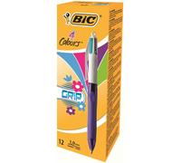 Bic 4 Colours Fashion Grip Ballpoint Pen - 8922901