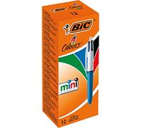 BIC 4 Colours Mini Ballpoint Pens 12 Box