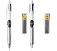 Bic 4 Colours Multifunctional Ballpoint Pen (Pack of 2)