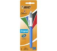BIC 4 COLOUR PEN BLISTER PK1 AST