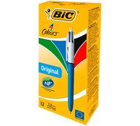 BIC 4 Colours Original Ballpoint Pens Pack of 12