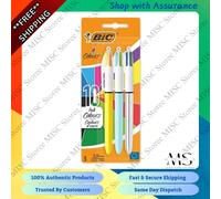 BIC 4 Colours Original Pens, MultiColoured Pens All In One - Medium 1.0mm (NEW)