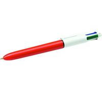 BIC Fine Ballpoint Pens 4 Colours Assorted Ink Ballpoint Pens Pack of 12