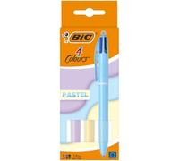 BiC 4 Colours Pastel Assorted Pack of 3, none
