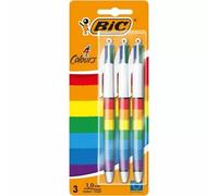 BIC 4 Colours Pen RAINBOW Ballpoint Medium 1.00mm Loose 1 PEN Pride NHS