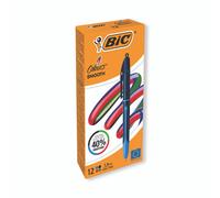 Bic 4 Colours Pro Ballpoint BLK PK12