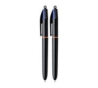 Bic 4 Colours Pro Ballpoint Pen 1.0mm - Single Pen 2 Packs Bic Multicolor