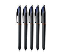 Bic 4 Colours Pro Ballpoint Pen 1.0mm - Single Pen 5 Packs Bic Multicolor