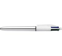 BIC 4 Colours Shine Retractable Ballpoint Pen Black/Blue/Red/Green (Pack of 12
