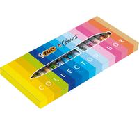BIC 4 Colours Special Collection of 15 Ball Pens Medium Points (1.00 mm) and Wi