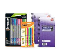 Bic 8x Intensity Fineliners, 5x Highlighter Chisel Grip & 3x Pad To-Do Bic Multicolor