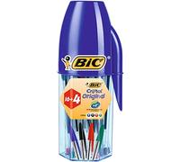 BIC 929081 – Pack of 20 Pens in Tube, Multi-Colour