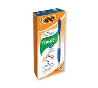 Bic Atlantis Ballpoint Pen Medium Blue Pack of 12 933975