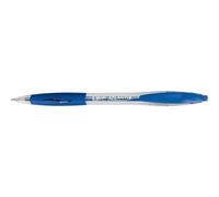 BIC Atlantis Classic Retractable Ballpoint Pen Grip Medium 0.4 mm Blue Pack of 12