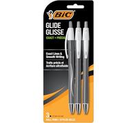 Bic Atlantis Exact Pens, Multi-Colour, Pack of 3
