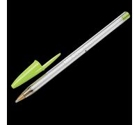 Bic Ballpoint pen 1.6mm with Green Ink Cristal Fun -Pack of 1 Bic Multicolor