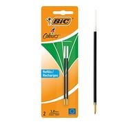 BIC Ballpoint Pen Refill 4 Colours 0.4 mm Green Pack of 2