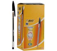 Bic Cristal Medium Black Pens (pack of 50)