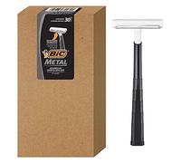BIC Bic metal men's disposable shaving razors, single blade, 30 count (6 packs of 5 razors), 30 Count
