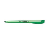 BIC BL11GN Brite Liner Highlighter Chisel Tip Fluorescent Green Dozen