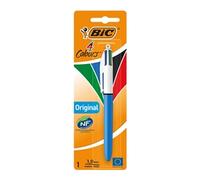BIC 4 COLOUR PEN BLISTER PK1 AST