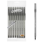 Bic Black Round Stic Ball Pens