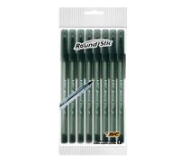 Bic Black Round Stic Ball Pens