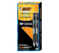 BIC Mechanical Pencils – Break-Resistant with Erasers, No. 2 Medium Point (0.7mm), 12-Count